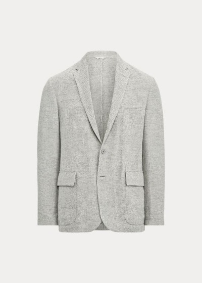 Ralph Lauren Tick-Weave Blazer Herre Danmark (OFJZL2874)